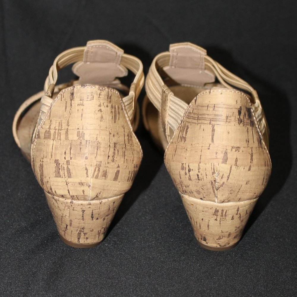 New York Transit Cork Wedge Sandals - Picture 6 of 11